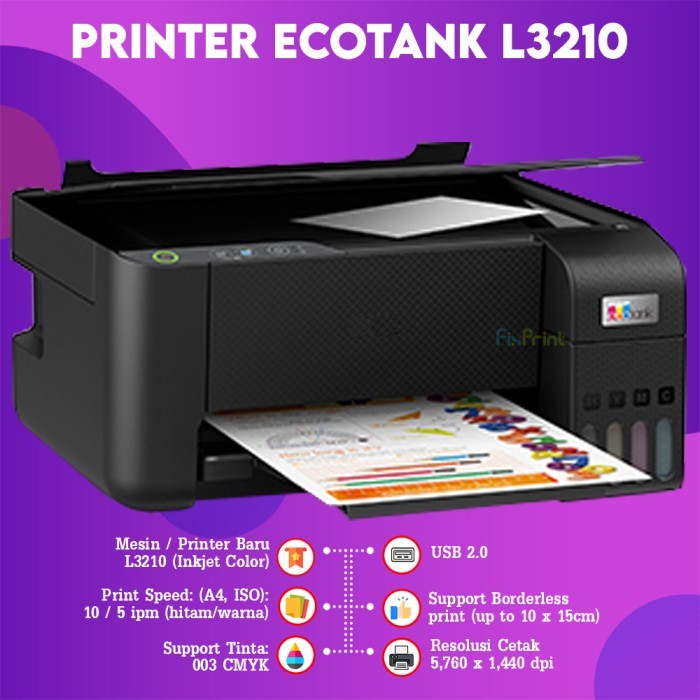 Epson L3210 L3211 L3216 All in One Printer Pengganti Bergaransi resmi New /  L121 Print Only L121