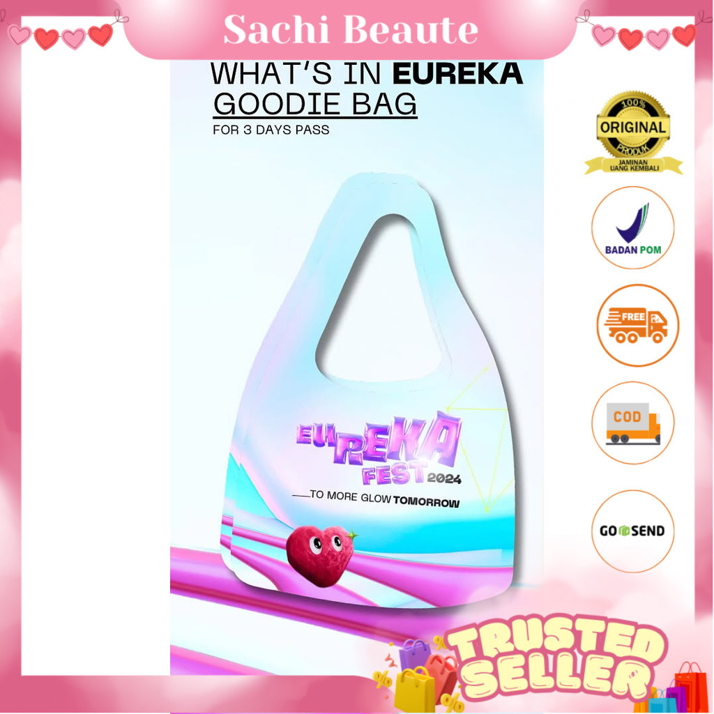 

GIFT/FREE Goodie Bag / Totebag Eureka Fest EMINA PRODUCT