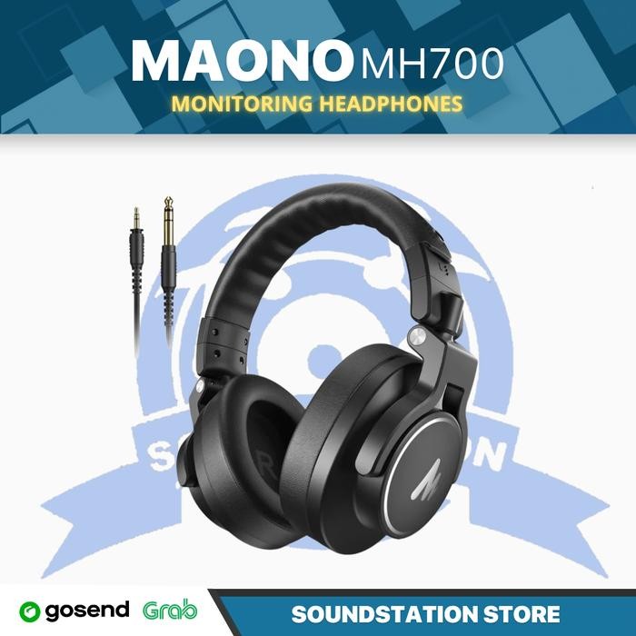 Maono MH700 Monitoring Headphones - Headset Podcast, Recording, Studio