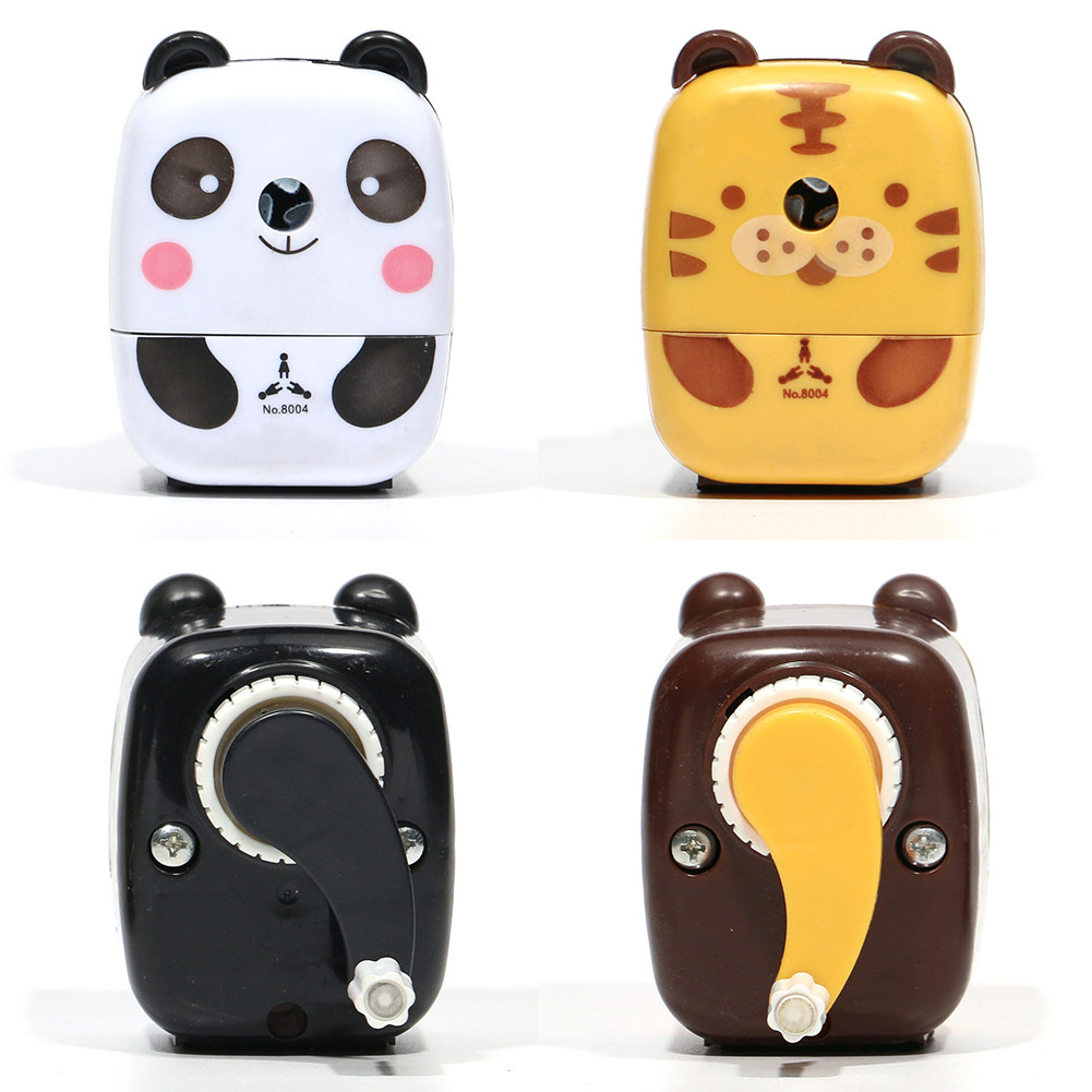 

MIRUI Pencil Sharpener Labor Saving Cartoon Animal Non Slip Kids Gift School Students Hand Crank Desktop Tool Stationery