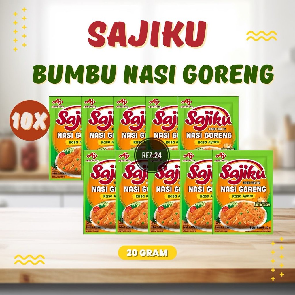 

10 sachet Bumbu Praktis SAJIKU