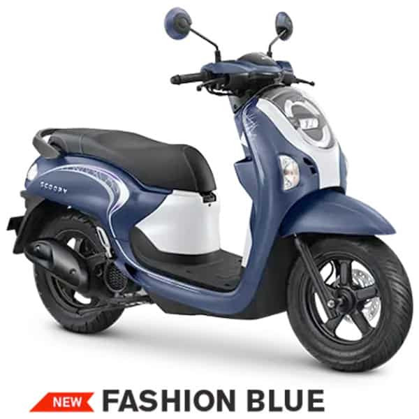 Berkualitas Cover Body Samping Depan Scoopy 2025 Cover Sayap Scoopy New 2025 Kanan Kiri Biru Doff