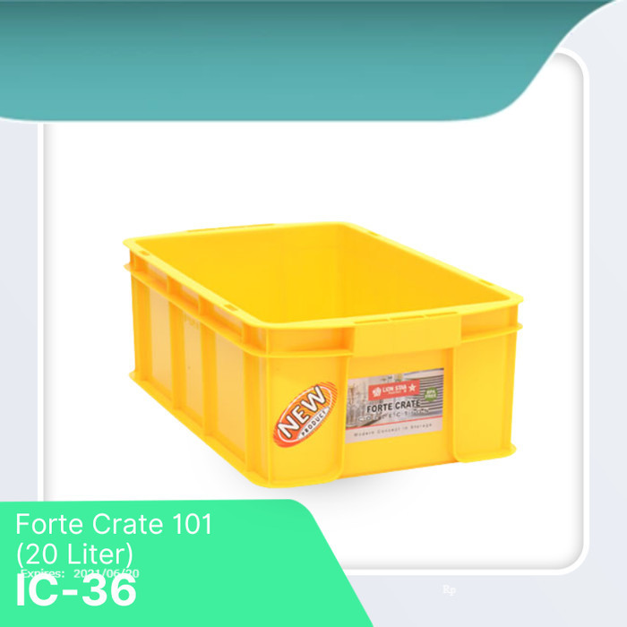 LION STAR Keranjang Forte Crate 101 (20 Liter) Krat Plastik IC-36