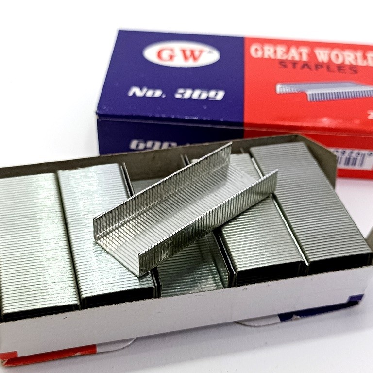 

ISI STAPLES BESAR NO 3 merk random 1 box isi 1000 pcs refil isi steples stapler