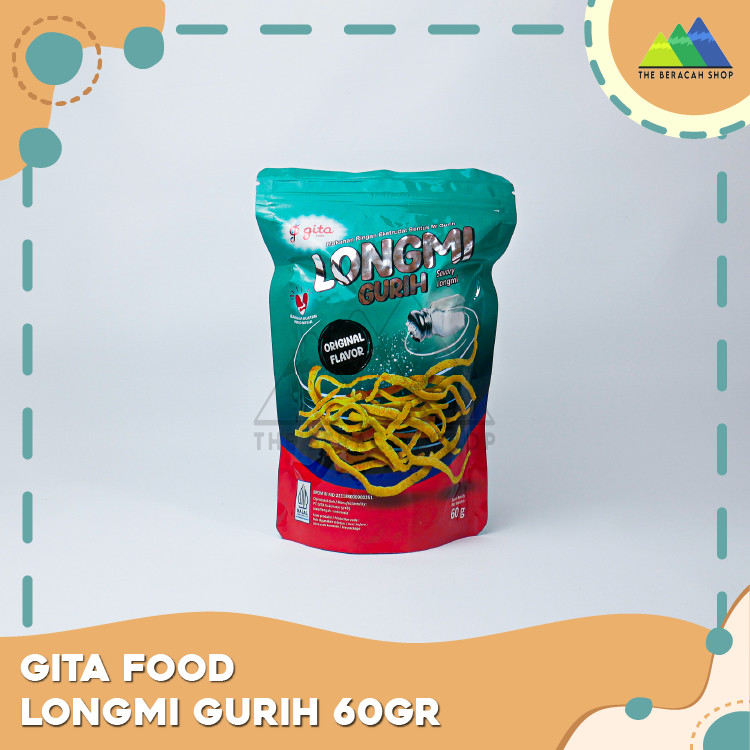 

Gita Snack Longmi Gurih Pouch 60 Gram Modern Snack Savory Longmi