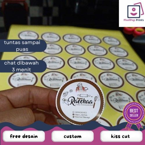 

Opikapip Print & Cut Sticker Chromo A3+ Cetak Kiss Cut Stiker Label Kromo Cromo Bandung