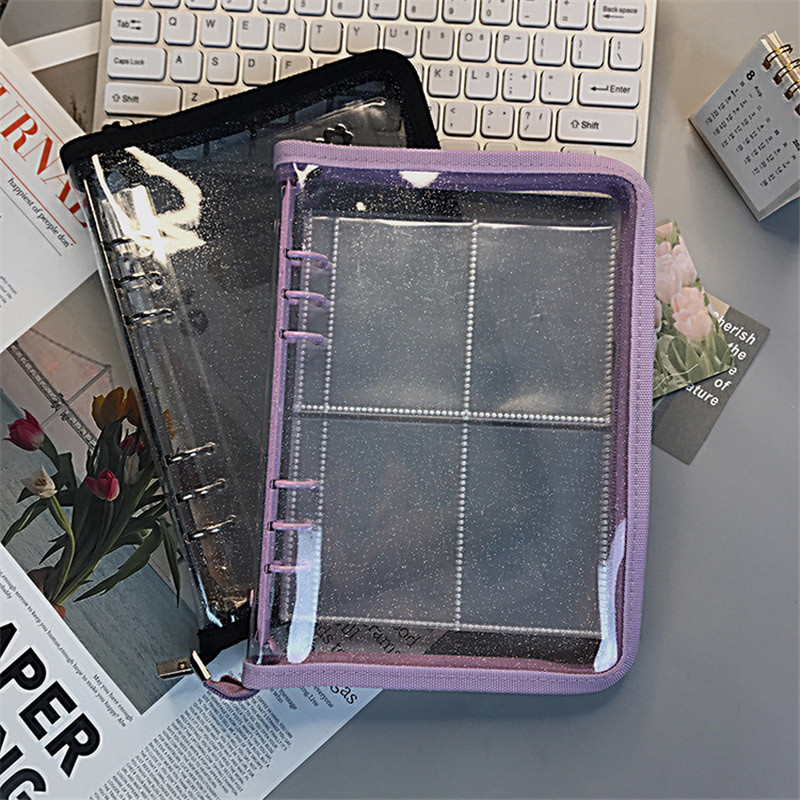 

2025 New A5 Zip Bag With 5pcs Bag My Journal Agenda Notebook & DIY Photocard Binder Organizer Gift Book School Stationery