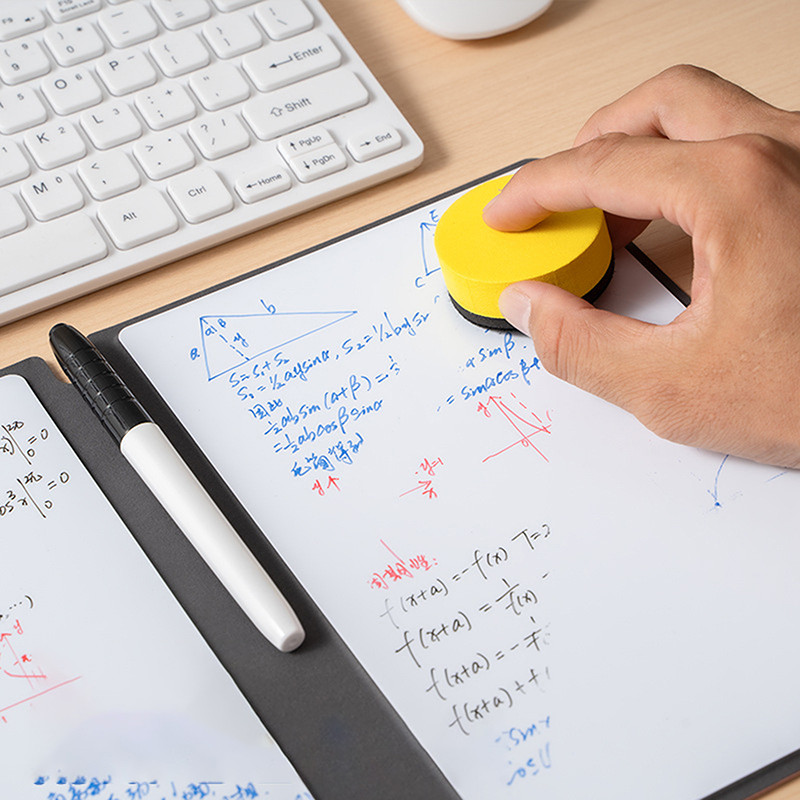 

A5 Reusable Whiteboard Notebook Memo Book With Free Whiteboard Pen Erasing Cloth Weekly Planner Portable Notebooks