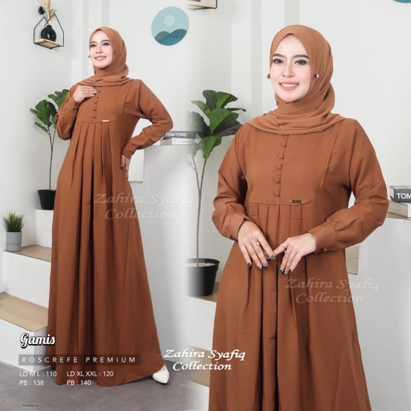 Dress Camila  Gamis Kondangan Elegan Mewah  Anggun Gamis Wanita Terbaru 2025 BARU