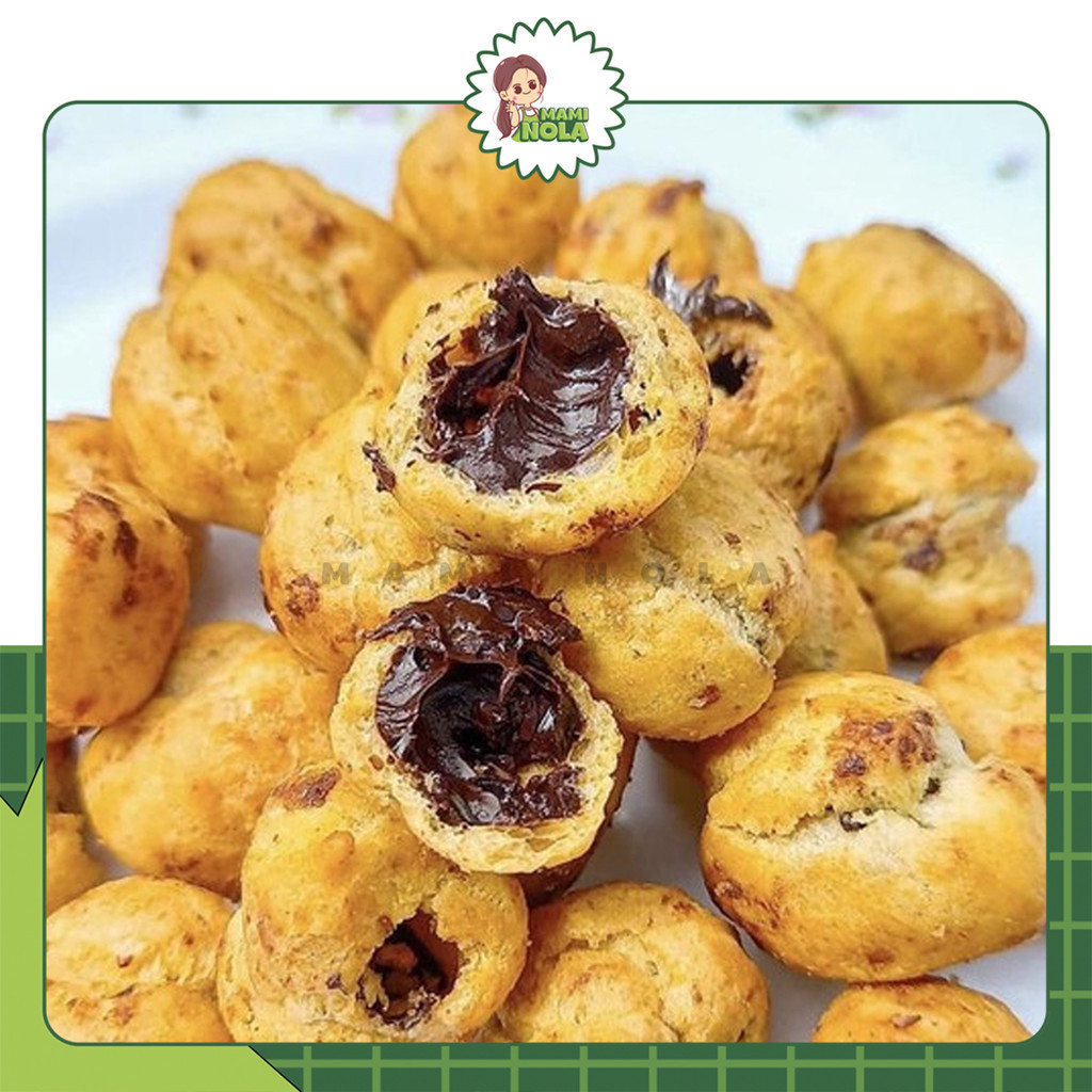 

[250gr] Soes Kering Coklat / Cokelat / Kue Sus Kering Isi Coklat Kiloan Gram