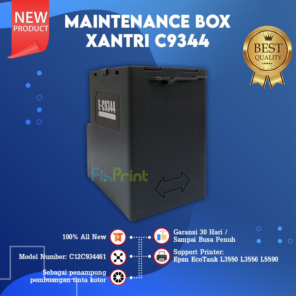 Maintenance Box C9344 Kotak Pemeliharaan L5590 L3556 Epson Compatible