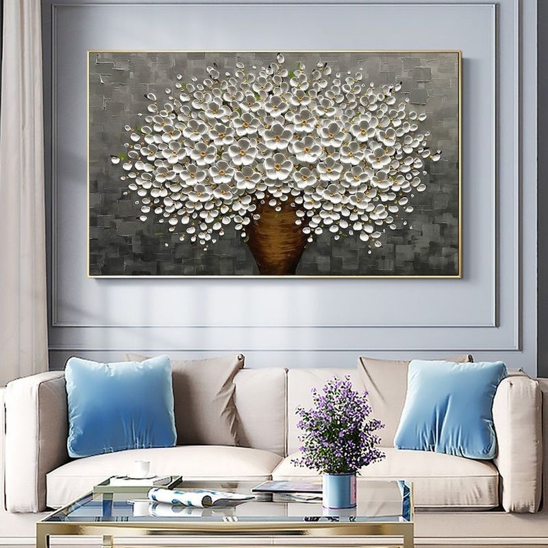 

CHENISTORY 60x120cm Paint By Number Flowers On Canvas Gift Diy Pictures By Numbers Kits Large Size Paintings Home Decor