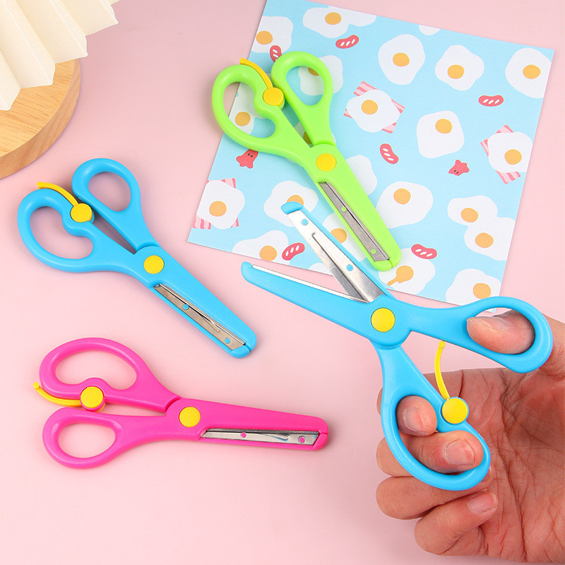 

Gunting Anak Balita Gunting Aman Gunting Plastik Berwarna Scissors Activity Kids