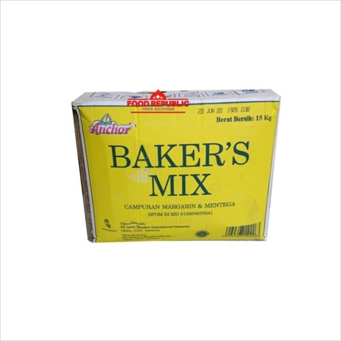 

BAKERS MIX ANCHOR 1 KG REPACK BUTTER BLEND HALAL IMPORT UTK KUE KERING