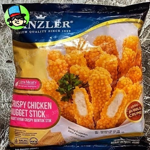 

Kanzler STICK Crispy Chicken Nugget 450gr Kemasan Frozen Pack Food