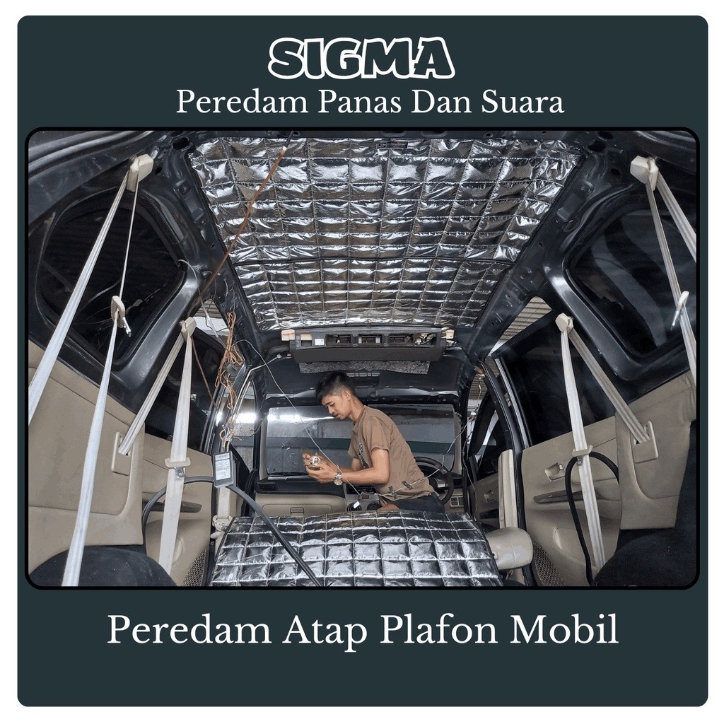 Toyota Alphard Peredam Panas Dan Suara Plafon Mobil