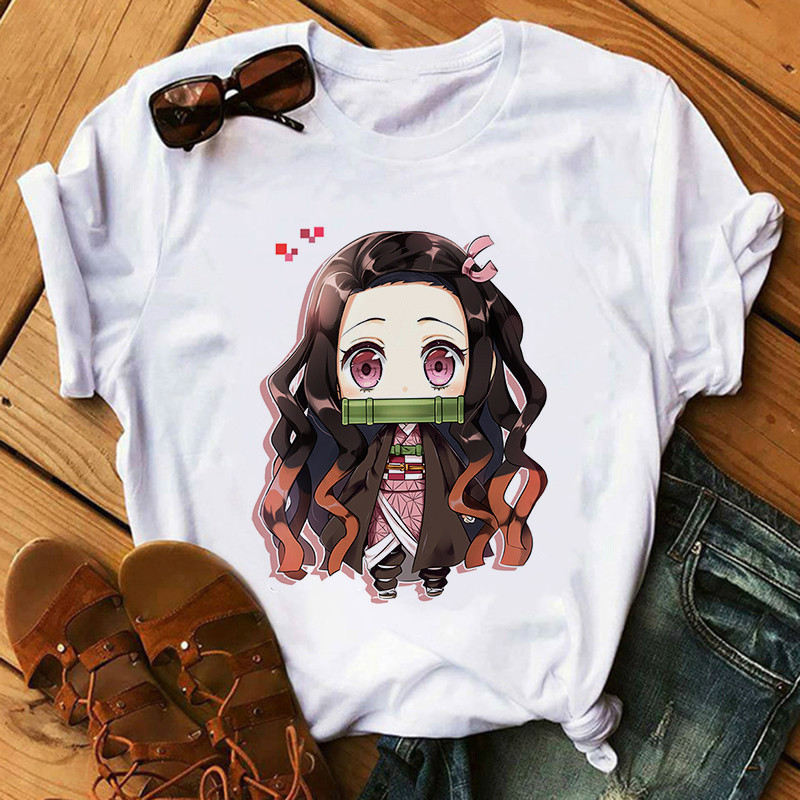 Kaos Chibi Kimetsu No Yaiba - Tanjiro Nezuko chibi Manga
