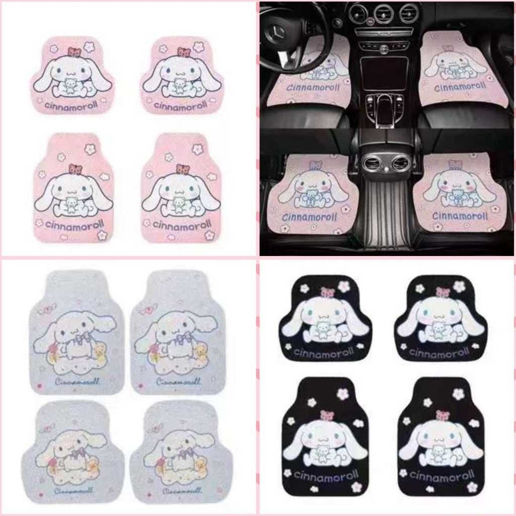 Karpet Mobil isi 4 Melody Kuromi Pochacco Cinnamoroll Hello Kitty