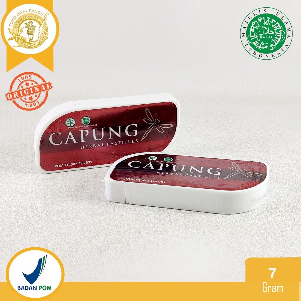 

CAPUNG HERBAL PASTILLES / PERMEN CAPUNG