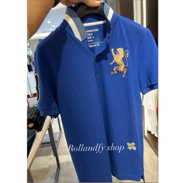 POLO NEW SHIRT MENS GIORDANO 3D LION ORIGINAL | KAOS POLO 3D LION GIORDANO ORIGINAL