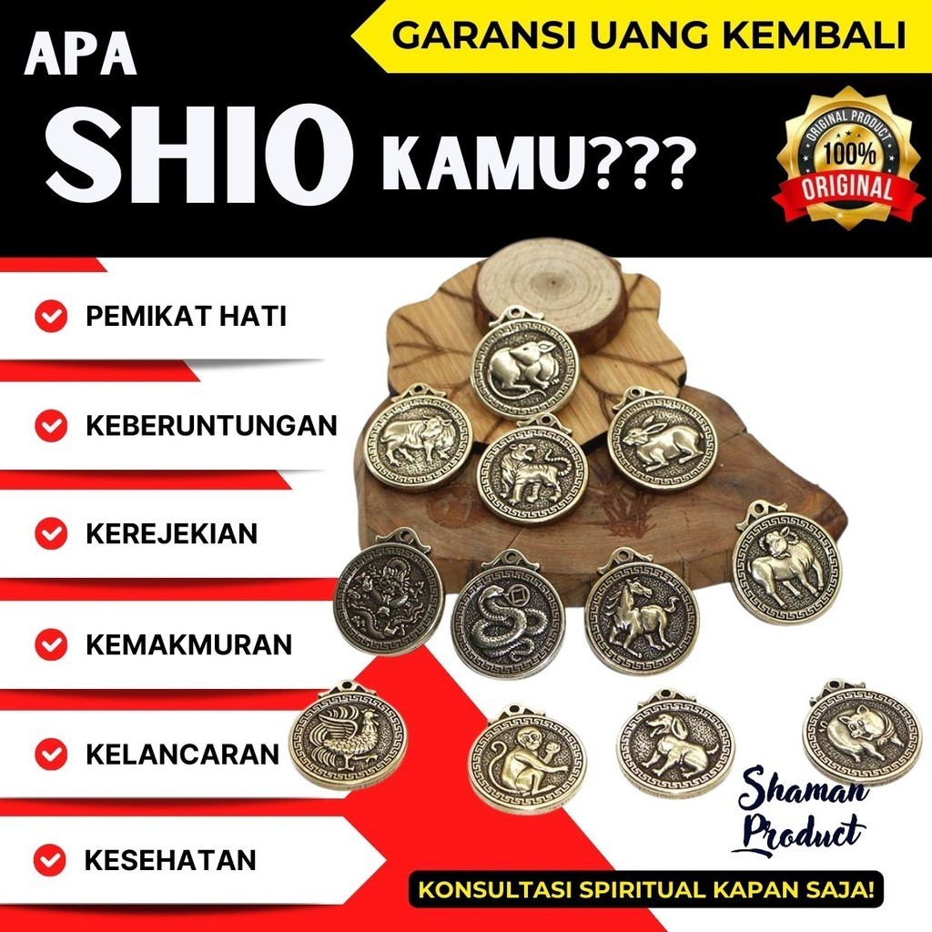 SHIO LENGKAP Buat Gantungan Liontin - AmuletTalismanHeirloom  -  JimatPusaka - PatungBertuah - Benda