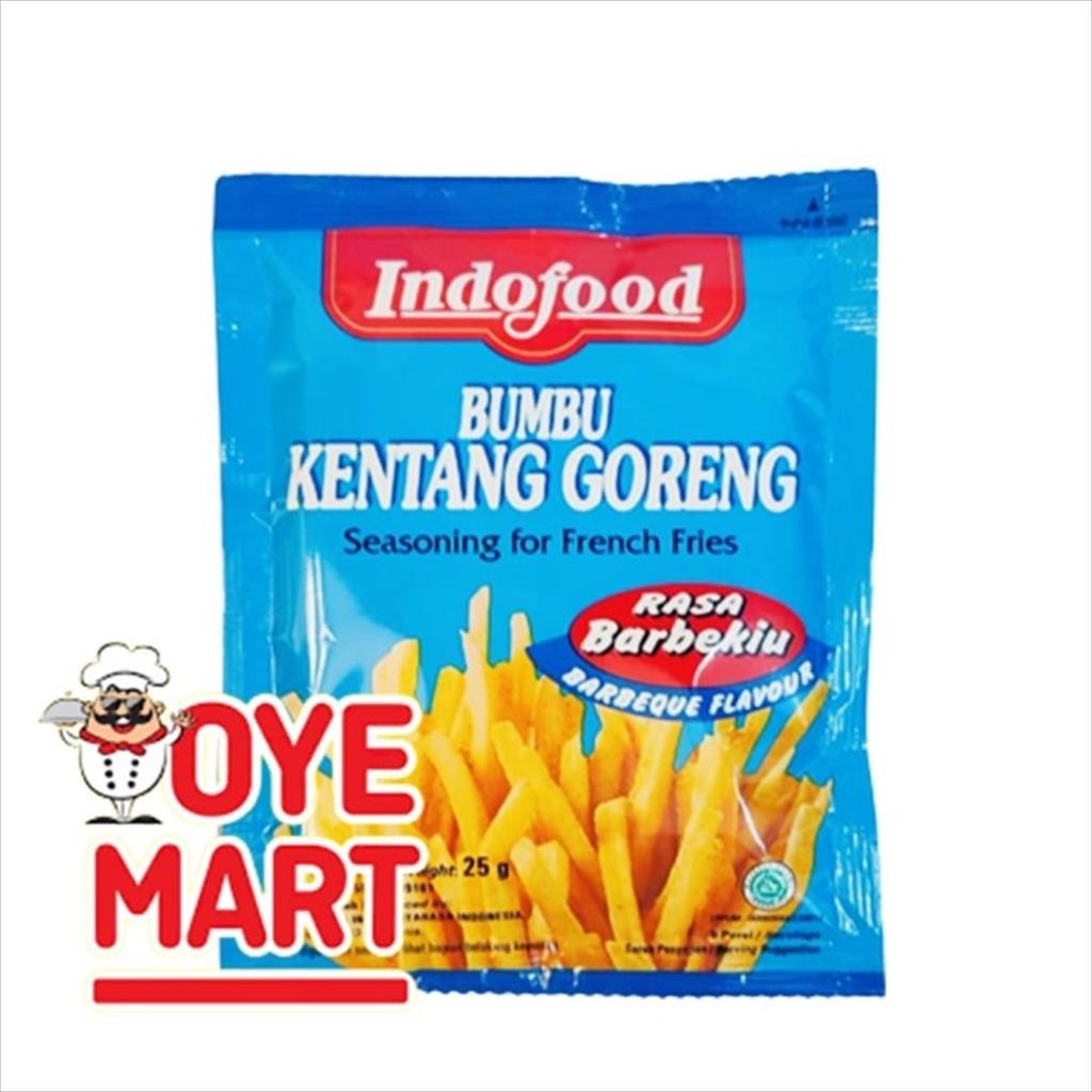 

INDOFOOD BUMBU KENTANG GORENG RASA BARBEQUE 25GR