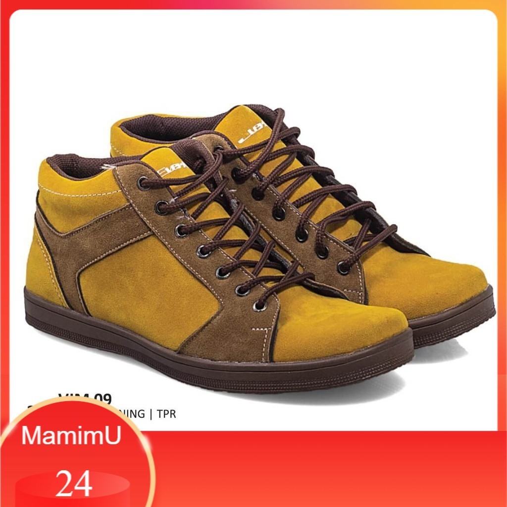 Sepatu BOOTS Kulit Slip On Sneakers Casual Alaskaki Pria Wanita Sport Trendy Fashion RunningShoes Se