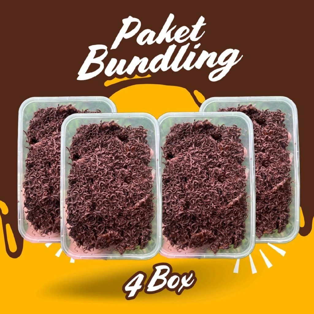 

4BOX KERIPIK PISANG COKLAT LUMER PARUTAN