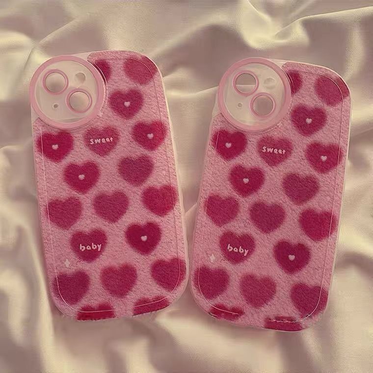 Cellstore03 Soft Case Casing LOVE PINK FULL COVER VIVO Y17 Y20 IPHONE 6 6S 7 8 PLUS X XS MAX XR 11 1