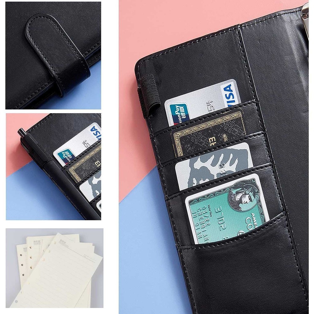 

Primall YORFULL Binder Notebook Spiral A6 PU Leather Buku Catatan Jurnal - YR-6 store