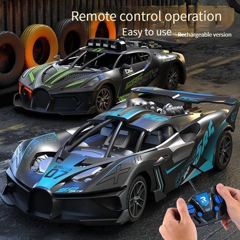 2.4G Mobil Balap Remote Control RC Drift 2WD Kecepatan Tinggi Mobil Remote Control CAS