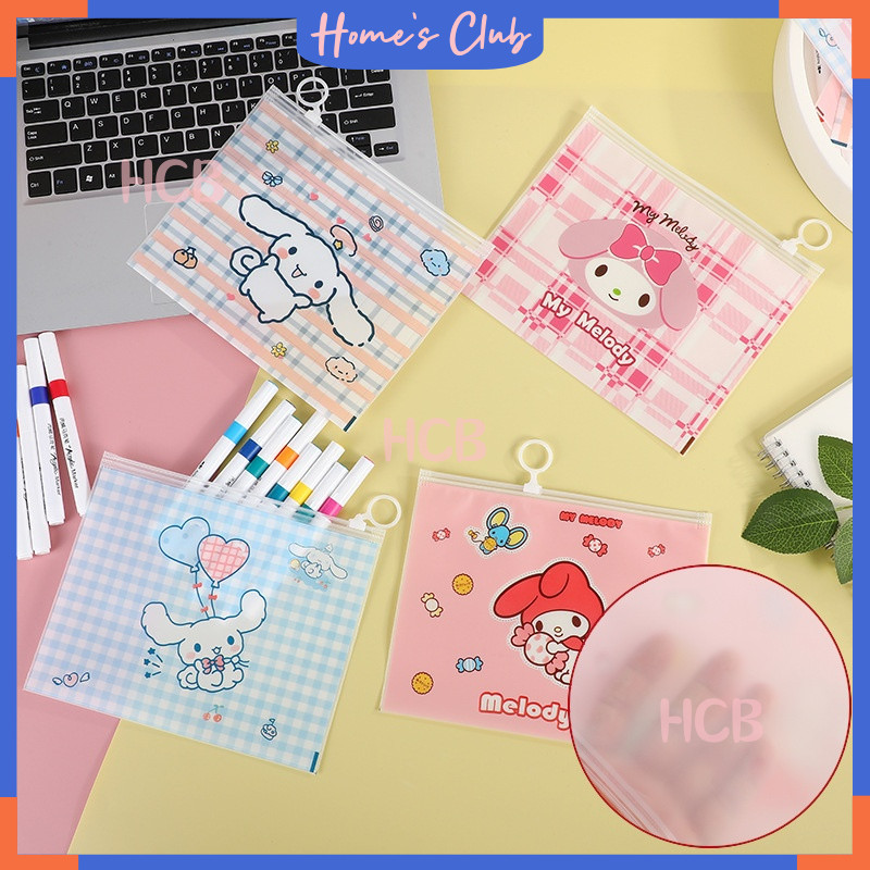 

HCB Organizer Bag / Zipper Stationery Bag / Zipper Lock Motif Karakter Lucu Multifungsi / Tas Komsetik Serbaguna Motif Sanrio