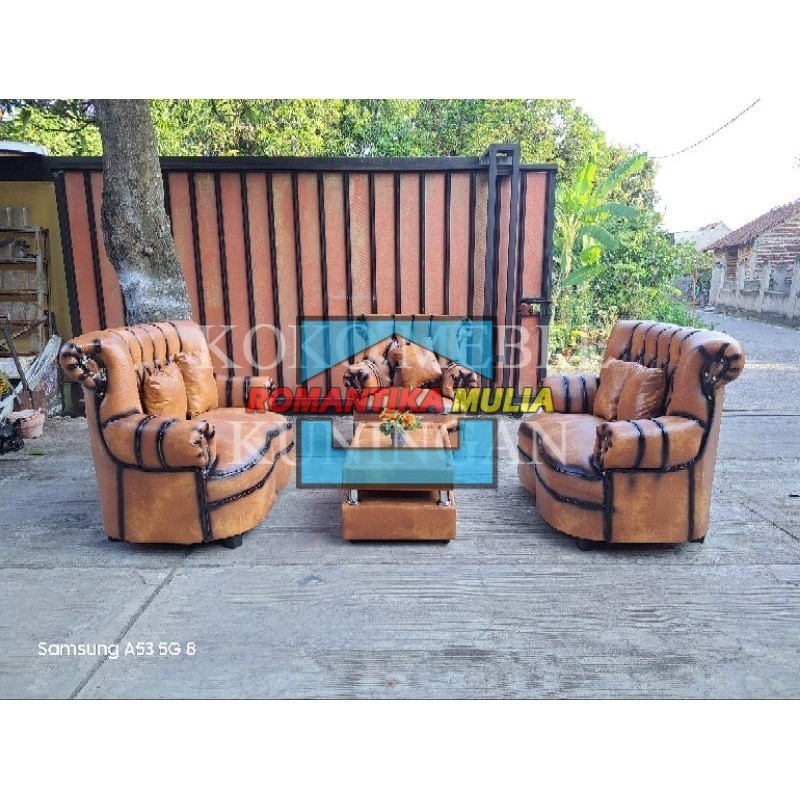 (SIAP KIRIM) Sofa Jaguar Mini 221 / Sofa Tamu Minimalis Termurah Cirebon Kuningan Majalengka Indrama