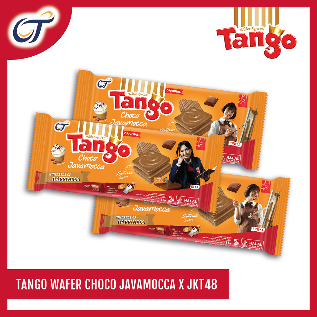 

Tango Wafer Javamocca 35GR EXCLUSIVE JKT48 - [Isi 10 Pcs]