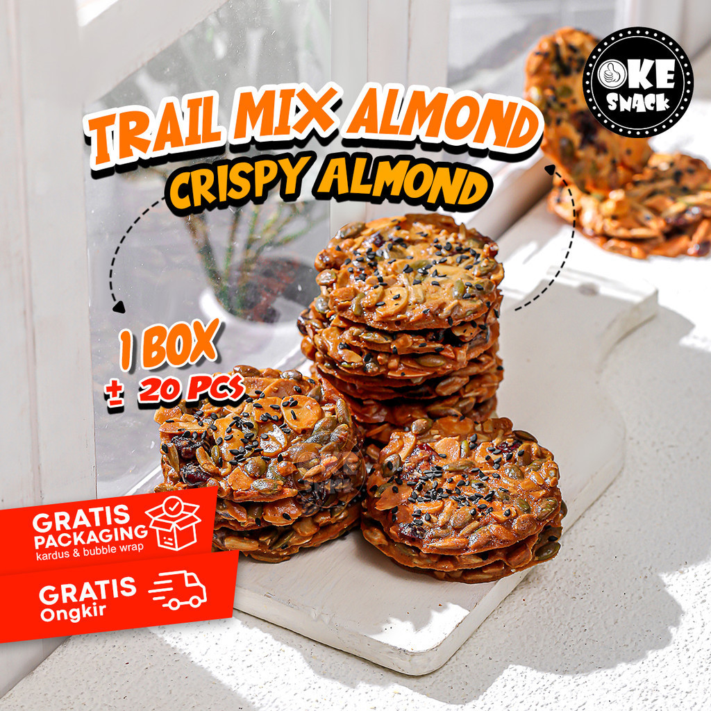 

Almond Wafer Trail Mix 1 Box 20pcs