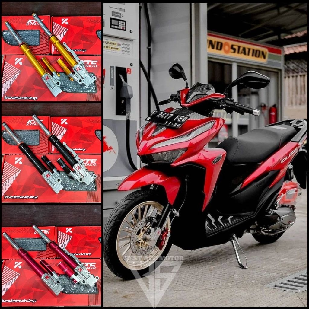 SHOCK DEPAN KTC KYTACO USD SFF-05 VARIO 110 125 150 160 CBS SCOOPY BEAT GENIO SHOCK USD KTC VARIO 12