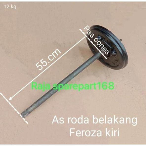 axle shaft as roda belakang daihatsu feroza kanan kiri rh lh copotan