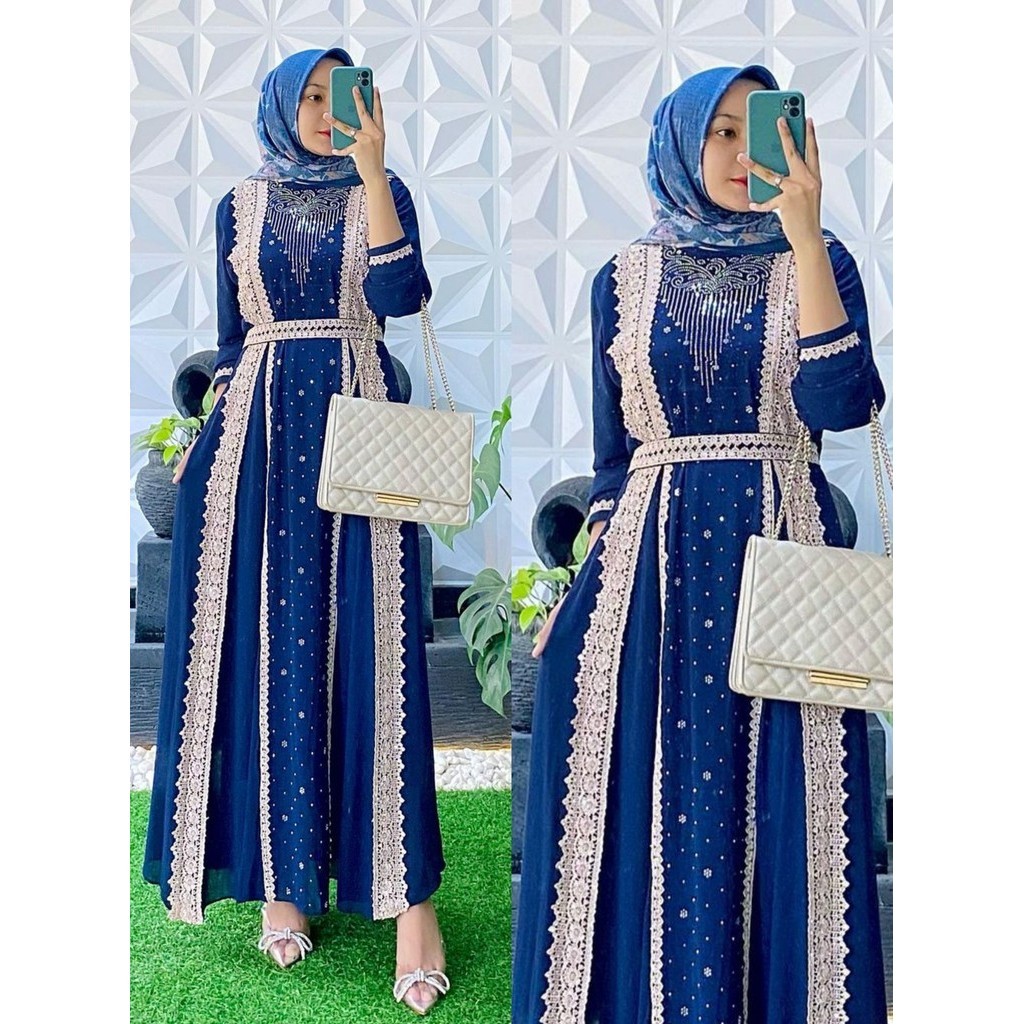 ZIFA FASHION // COD // QANITA X ZANETA DRESS ABAYA // ARABIAN DRESS TERBARU // FASHION WANITA TERBAR