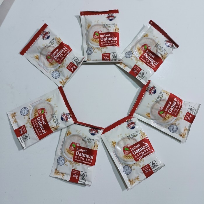 

mr oat instant oatmeal 30 gr sachet/oat meal instan saset 30 gram