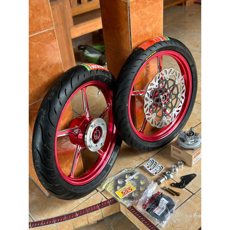 READY SEPAKET VELG ENKEI 511/VND (TERGANTUNG STOK) PNP CRF, KLX, DTRACKER, PAKET TINGGAL PASANG