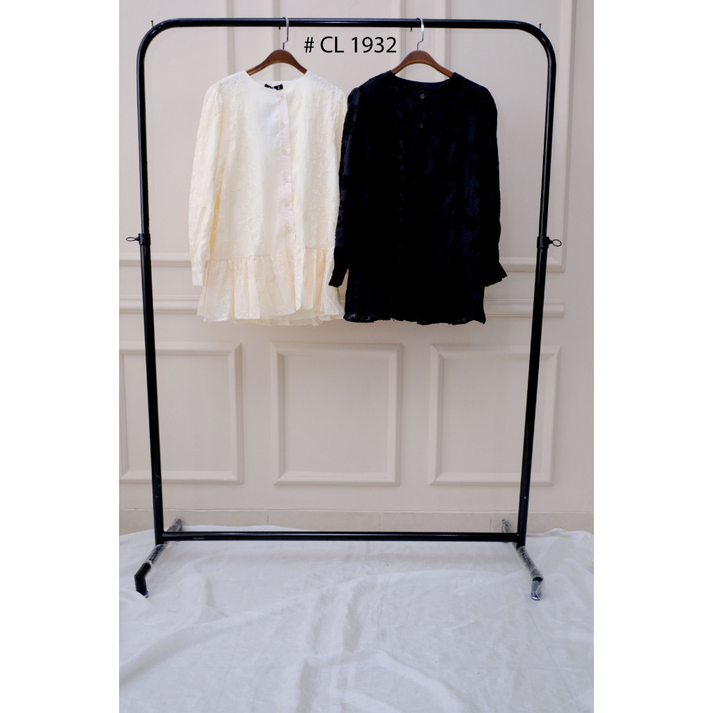 LAFREYA CLEOME ATASAN MICHI VIRGO IMPORT ORGANZA BORDIR GAMIS DRESS WANITA MEWAH TERBARU PESTA KONDA