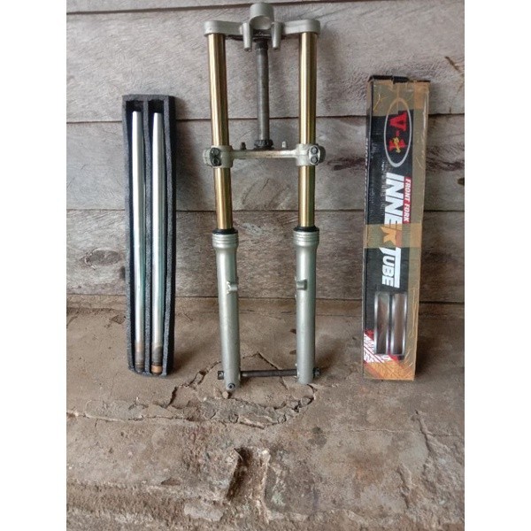 Shock depan ninja rr original pnp gl,cb,tiger