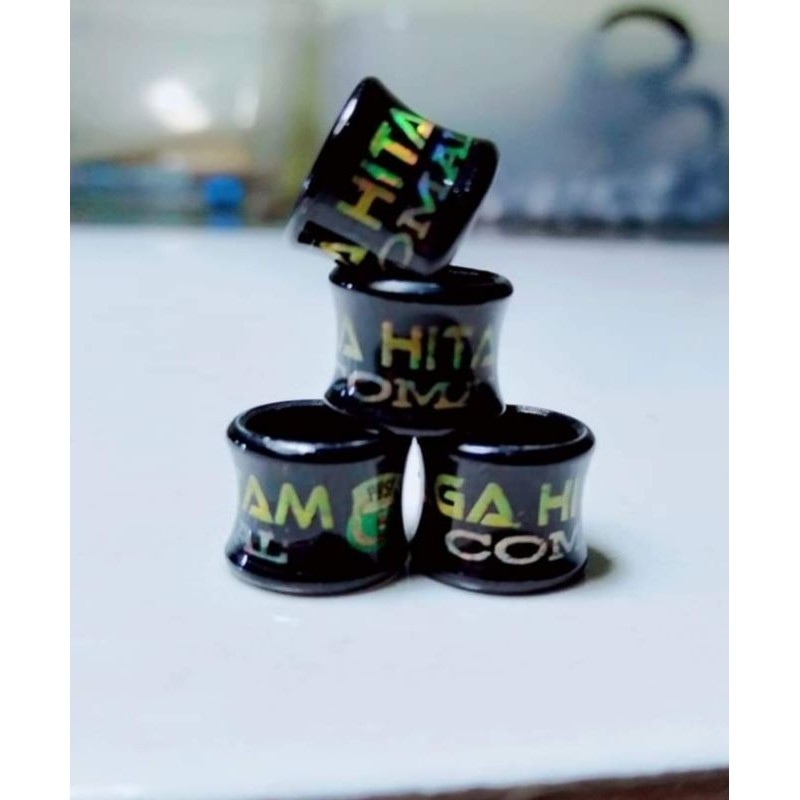 25 biji Ring burung merpati roda pinggul Cincin Kaki burung Merpati Reques nama