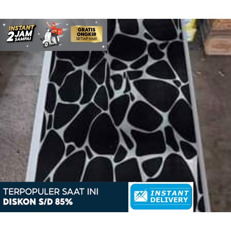 Plafon atap kamar . Plafon Pvc Hitam