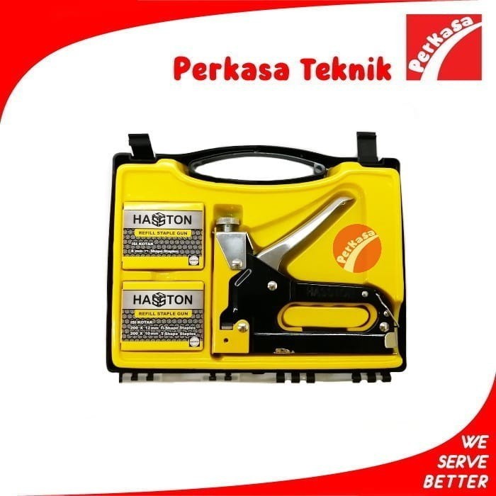 

[PROMO MURAH] HASSTON PROHEX 4090-004 Staples Tangan Set Box Plastik 3in1 Gun Tacker