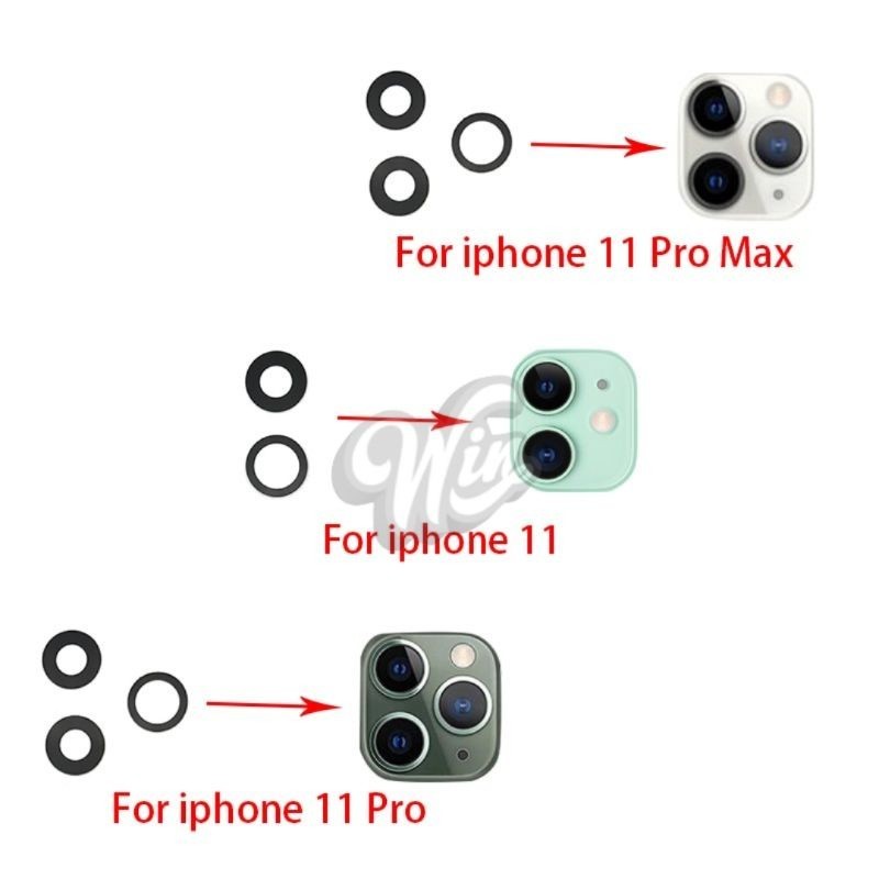 KACA CAMERA LENSA KAMERA 11 11 PRO 11PRO MAX KACA CAMERA BELAKANG