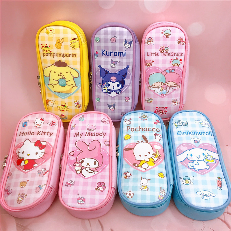 

Kotak Pensil Anak Resleting Lucu Kuromi Melody Cinnamoroll