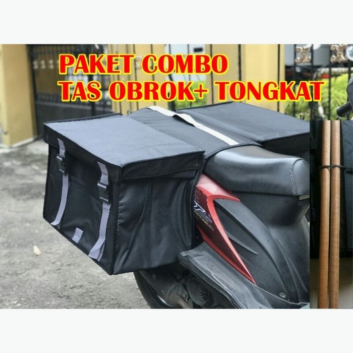 Tas Obrok Tas Kurir Tas Bronjong Tas Paket Keranjang Motor Anti Air - Standar -llc