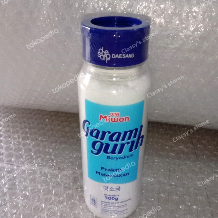 

Terlaris~[Limited Stock] Miwon garam gurih beryodium 300 gr