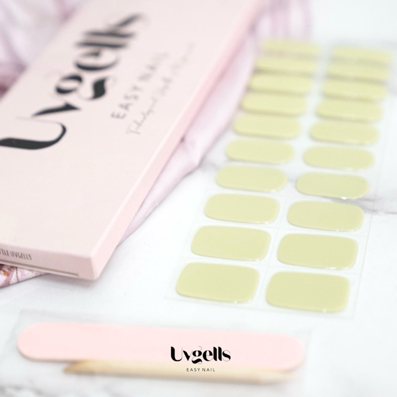 Uvgells Sage Green - Teknology Nail Sticker Gel Art